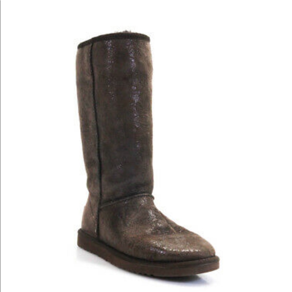 Brown Paisley Uggs